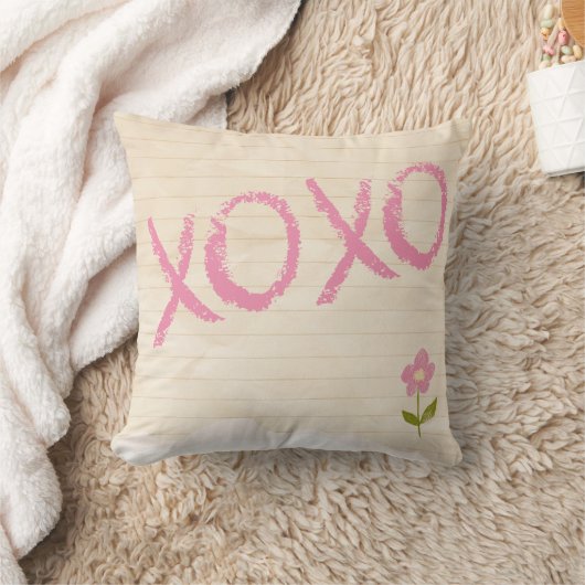 XOXO pillow クッション (ブランケット)