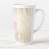 XOXO Pink Watercolor Lips カフェラテマグ (右)