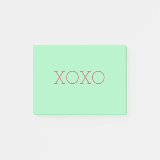 XOXO Post-it®に関する注意事項 ポストイット (正面)