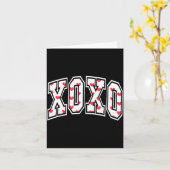 Xoxo Valentine Heart Retro Valentine For Men Women カード (黄色い花)