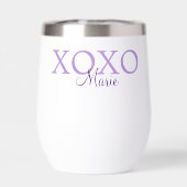 Xoxo valentine's day名前パープルパステルminimaを追加 (背面)