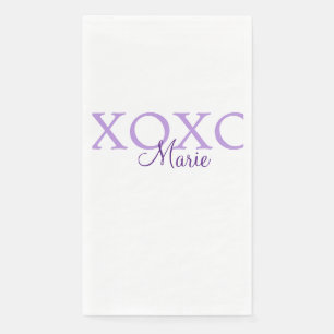 Xoxo valentine's day名前パープルパステルminimaを追加