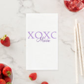 Xoxo valentine's day名前パープルパステルminimaを追加 (インサイチュ)