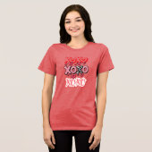 XOXO Valentine's Day Design トライブレンドＴシャツ (正面全面)