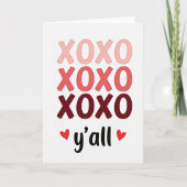 Xoxo Yall Love Card カード (正面)