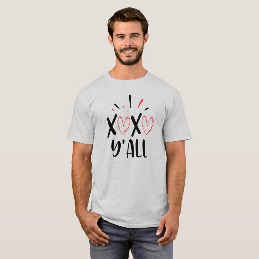 XOXO Y'all tシャツ (正面フル)