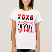 XOXO Y'all Valentine's Women's Tシャツ (正面)