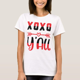 XOXO Y'all Valentine's Women's Tシャツ