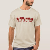 XOXOXO - ハグとキス Tシャツ (正面)