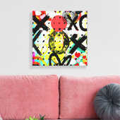 XOXOXOXOXOXOXOコレクション キャンバスプリント (インサイチュ (リビング))