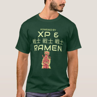XPとラーメンに支えられて Tシャツ