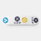 XP OFFICIAL 7 3/4"スケートボードデッキ スケートボード (横)