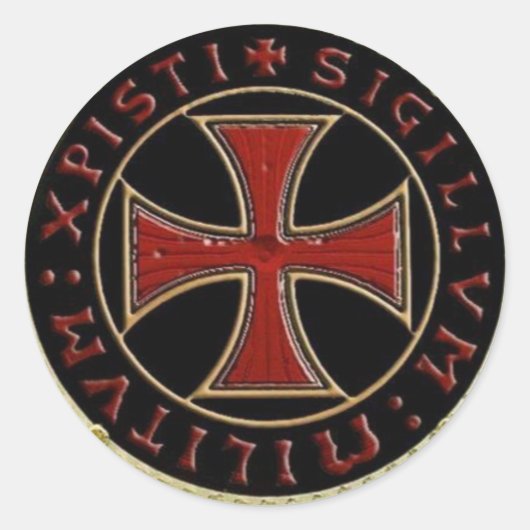 Xpisti Sigillvm Militvm Templarシール ラウンドシール (正面)
