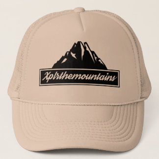 Xplrthhemountainsロゴハット キャップ