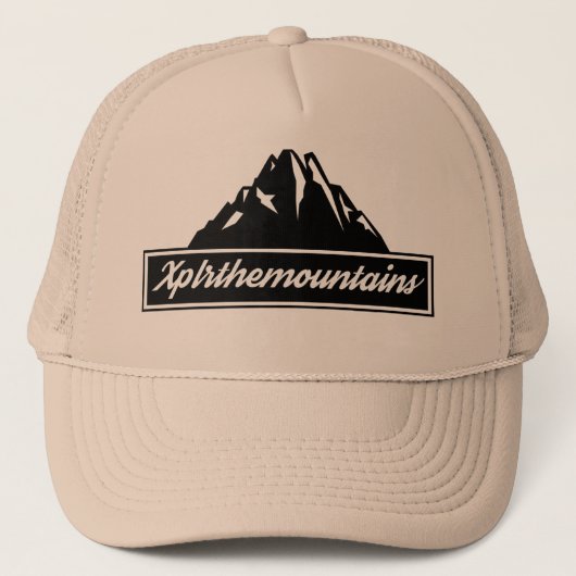 Xplrthhemountainsロゴハット キャップ (正面)