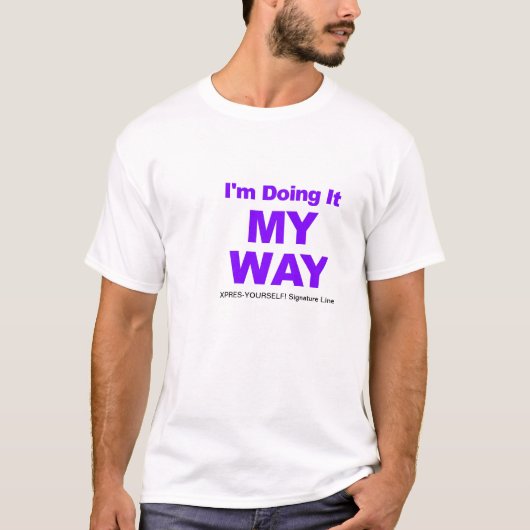 XPRES-YOURSELF! 署名ラインTシャツ Tシャツ (正面)