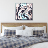 "Xquisite" コンテンポラリー抽象芸術ウォールアート キャンバスプリント (インサイチュ (寝室))