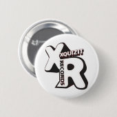 Xquizitのロゴ基本的なPin 缶バッジ (正面&裏面)