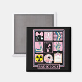 Xray Rad Tech Radiology Healthcare Appreciation Te マグネット (正面/裏面)