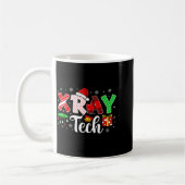 Xray Tech Christmas Bow Rad Tech Radiology Men Wom コーヒーマグカップ (左)