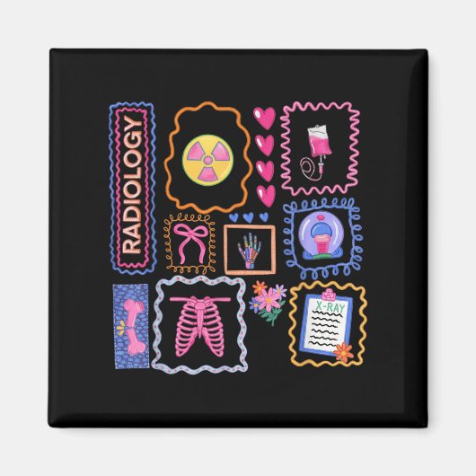 Xray Technologist Xray Tech Radiologic Technologis マグネット (正面)