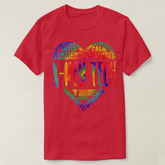 XRey Tech Tie Dye NurseS Week Nurse Day Christmas Tシャツ (デザイン正面)