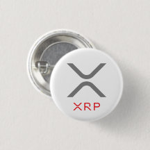 XRPのさざ波の灰色及び赤いロゴ|ボタン