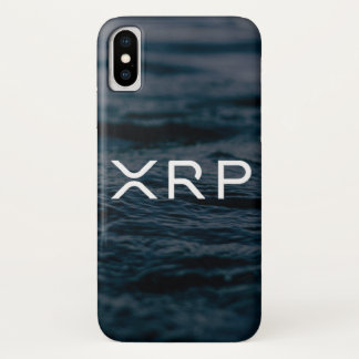 XRPのさざ波水白くカスタマイズ可能な電話箱 iPhone X ケース