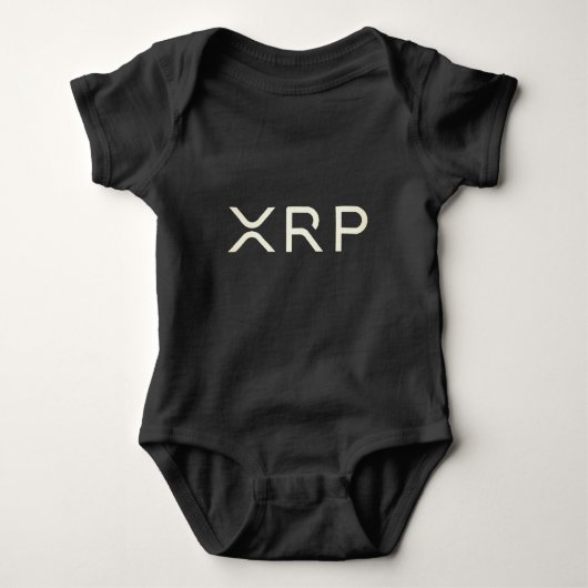 XRPのベビーのさざ波 ベビーボディスーツ (正面)