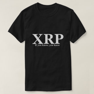 XRPもしは、知っている Tシャツ