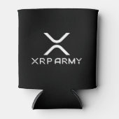 XRPアーミー引用文Hodl Crypto Cryptocurrencyミーム 缶クーラー (正面)