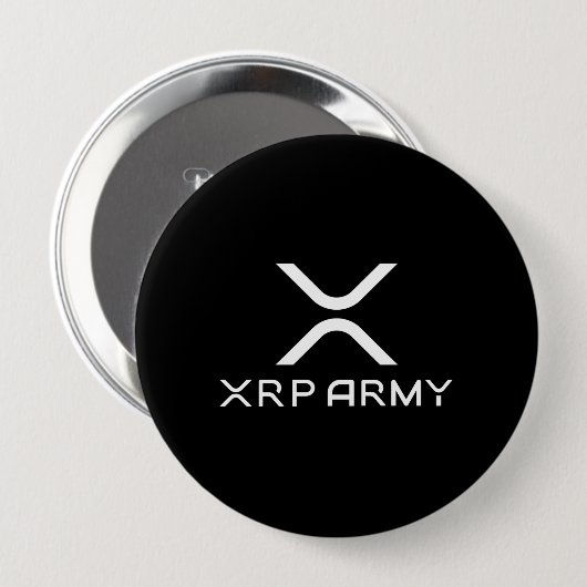 XRPアーミー引用文Hodl Crypto Cryptocurrencyミーム 缶バッジ (正面&裏面)