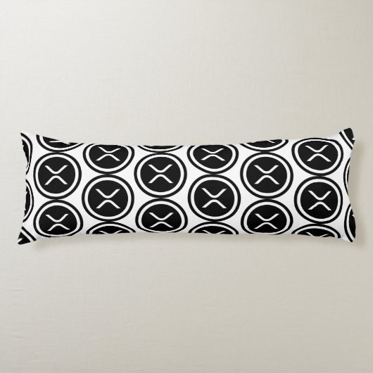 XRPコインロゴ抱き枕 ボディピロー (正面)