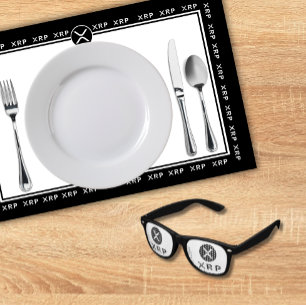 XRPシンボルおもしろい暗号党の支持 レトロサングラス