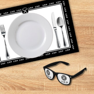 XRPシンボルおもしろい暗号党の支持 レトロサングラス