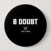 XRPミーム暗号通貨0疑い引用文 缶バッジ (正面)