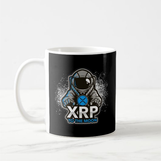Xrpリップル暗号通貨 コーヒーマグカップ (左)
