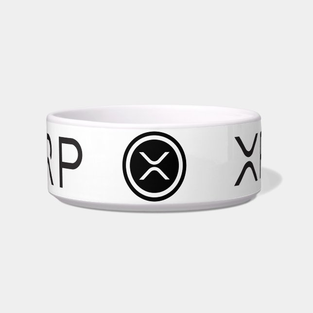 XRPロゴペットボウル ボウル (正面)