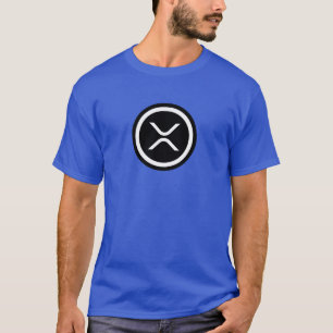 XRPロゴ - コイン画像Tシャツ Tシャツ