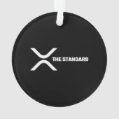 XRP暗号ミームCryptocurrency標準引用文 オーナメント (裏面)
