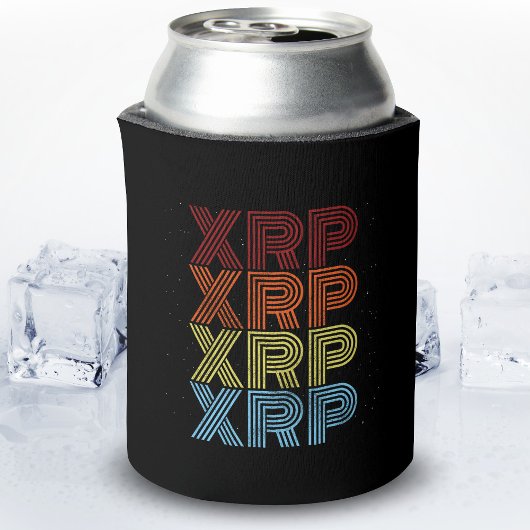 XRP暗号レトロヴィンテージ暗号通貨ミーム 缶クーラー
