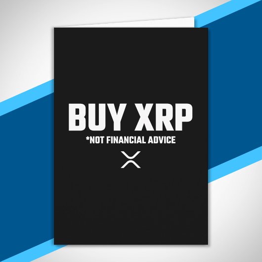 XRP暗号化ミーム非財務アドバイス免責事項 カード