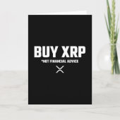 XRP暗号化ミーム非財務アドバイス免責事項 カード (正面)