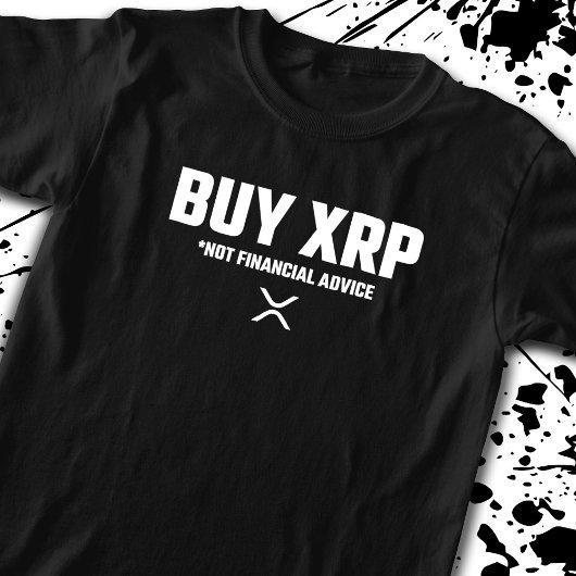 XRP暗号化ミーム非財務アドバイス免責事項 Tシャツ