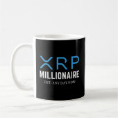 Xrp暗号通貨の億万長者 コーヒーマグカップ (左)