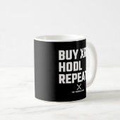 XRP暗号通貨仮想通貨買いXRPホールド繰り返し コーヒーマグカップ (正面右)