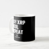 XRP暗号通貨仮想通貨買いXRPホールド繰り返し コーヒーマグカップ (正面左)