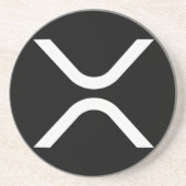 XRP暗号通貨 コースター (正面)