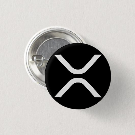 XRP暗号通貨 缶バッジ (正面&裏面)