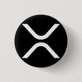 XRP暗号通貨 缶バッジ (正面)